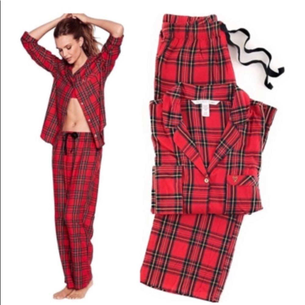 Victoria Secret Red Pajama Set